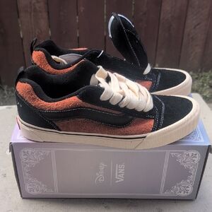 Vans Black and Orange Sneakers